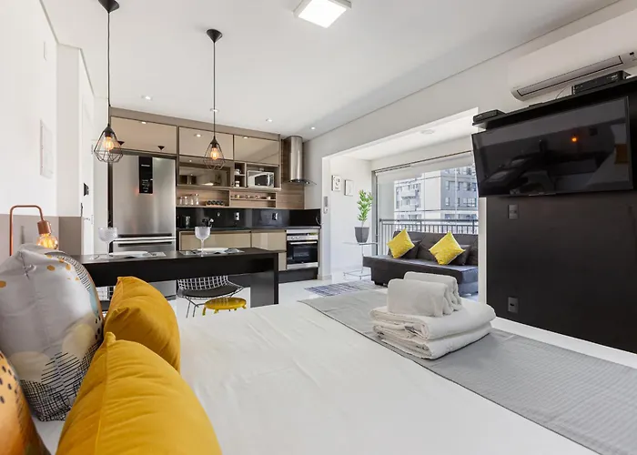 Easy Star - Studio Amplo E Confortavel No Campo Belo - Np01G